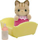 Epoch Toys Miniatur-Spielzeug Striped Cat Baby Sylvanianische Familien für 3+ Jahre