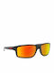 Oakley Gibston Мъжки Слънчеви Очила с Черна Пластмасова Рамка и Оранжеви Поляризирани Огледални Стъкла OO9449-05