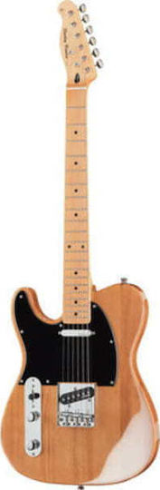 Harley Benton TE-52 NA Vintage Series Electric Guitar for Left-Handers with SS Pickups Arrangement
