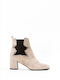 New Matic 317 Suede Women's Ankle Boots Beige