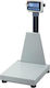 TEM EKO with Tray 60x70 Electronic Platform Scale with Column with Weighing Capacity of 300kg and Division 10gr