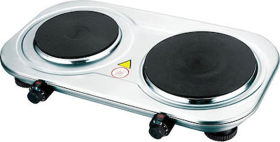 Telemax YQ200D-3S Enamel Countertop Double Burner Inox