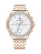 Tommy Hilfiger Ari Watch Chronograph with Pink Gold Metal Bracelet