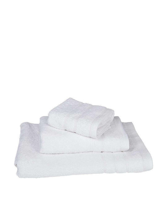 Le Blanc Facecloth Πεννιέ 50x90cm. White 500gr Weight 500gr/m²