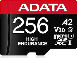 Adata High Endurance microSDXC 256GB Class 10 U3 V30 A2 UHS-I