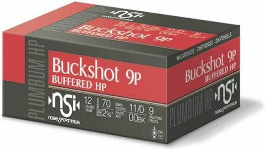 Nobel Sport Физически Plumbum HP Buckshot Bufferd 9куршума 36гр 10бр