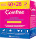 CareFree FlexiComfort Cotton Feel Panty Liners with Cotton Extract & Fresh Scent for Normal Flow 2.5 Drops 56pcs