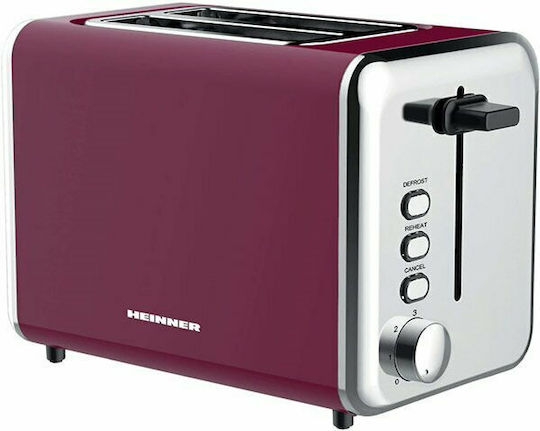 Heinner TP-1000BG TP-1000BG Toaster 2 Slots 850W Purple