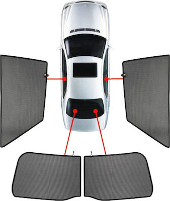 CarShades Πλαϊνά Σκίαστρα Αυτοκινήτου Stonic 2017> για Kia Πεντάπορτο (5D) 6τμχ