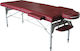 Alfa Care Massage Bed 194x71cm Burgundy