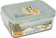 Pal Microwave Glass Lunch Box Glasslock Green 400ml