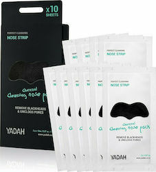 Yadah Charcoal Cleansing Nose Face Black Cleansing Mask 10pcs