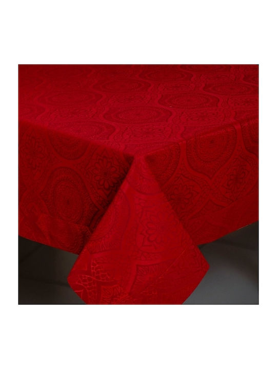 Beauty Home Tablecloth Cotton 8259 Red 160x230cm