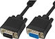 Vnzane Кабел VGA мъжки - VGA женски Черен 3м (04.001.0394)