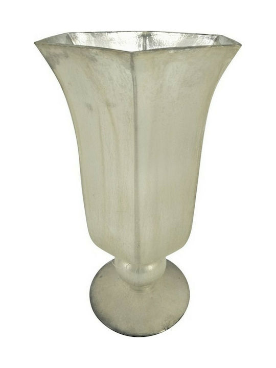 Artekko Glass Vase 15.2x15.2x27.9cm