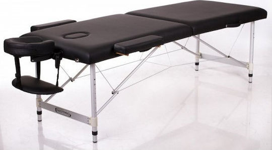 Rest Pro ALU 2 L Aluminum Portable/Folding Black Massage and Physiotherapy Bed 192x70cm