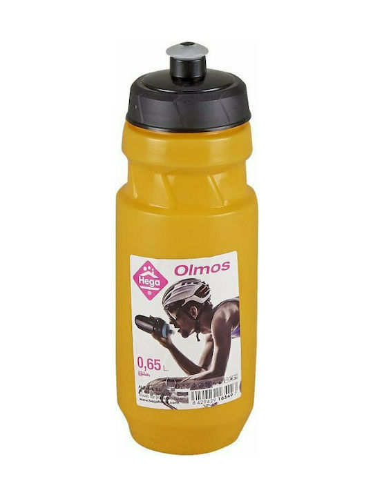 Hega Hogar Olmos Cycling Plastic Water Bottle 650ml Yellow