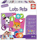 Educa Επιτραπέζιο Παιχνίδι Loto Pets για 2-4 Παίκτες 2+ Ετών
