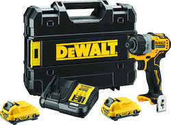 Dewalt Παλμικό Κατσαβίδι Μπαταρίας Brushless 12V 2x2Ah