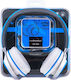 Hanizu HZ-460 Wired On Ear Headphones Blue