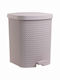 Inart Plastic Toilet Bin 8lt Pink