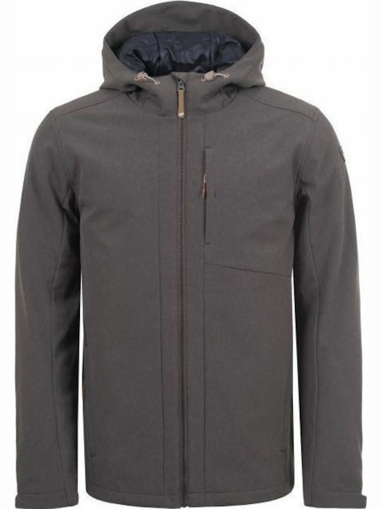 Icepeak Ep Albers Ανδρικό Μπουφάν Softshell Γκρι