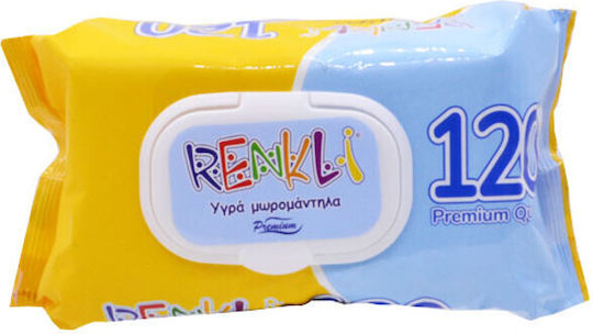 Renkly Premium Șervețele Umede pentru Bebeluși 120buc