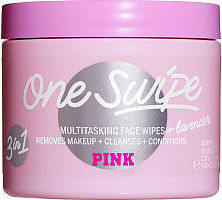 Victoria's Secret One Swipe Pink Lavender Wipes Makeup Remover Face 45pcs