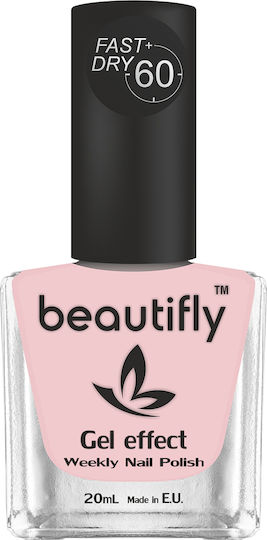 Beautifly Glossy Long Lasting Quick Dry Nail Polish 265 Antique Pink 20ml