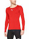 Puma Liga Baselayer Men's Athletic T-shirt Short Sleeve Red