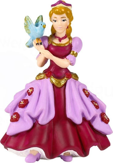 Papo Miniature Toy Pink Princess with Bird 9.06cm