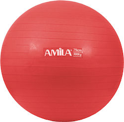 Amila 48443 Pilates Ball 75cm 1kg Red
