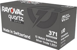 Rayovac 371 SR920SW Baterii Pentru Ceasuri Oxid De Argint SR69 1.55V 10 Buc