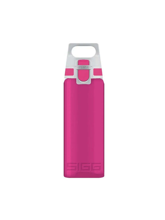 Sigg Total Color Plastic Water Bottle 600ml Pink