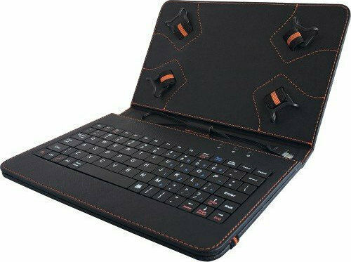 Yenkee Flip Cover mit Tastatur Englisch US Schwarz (Universell 7-8 Zoll)