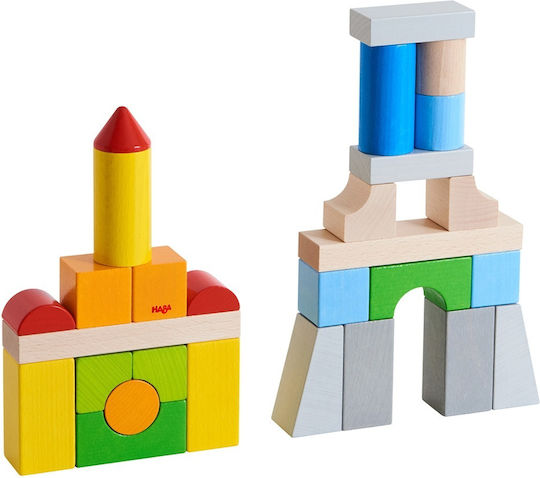 Haba Building Blocks Basic Pack Multicolored for 1 Plus Year 28 Pieces