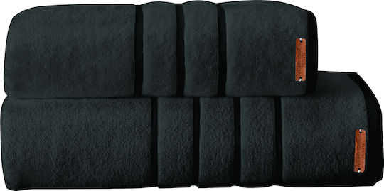 Makis Tselios Home Bath Towel Set 2pcs Private Titanium Weight 600gr/m²