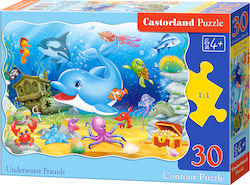 Kids Puzzle Underwater Friends for 4++ Years 30pcs Castorland