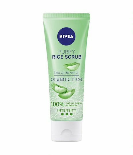 Nivea Purify Bio Aloe Vera Organic Rice Scrub fr das Gesicht 75ml |  Skroutz Germany