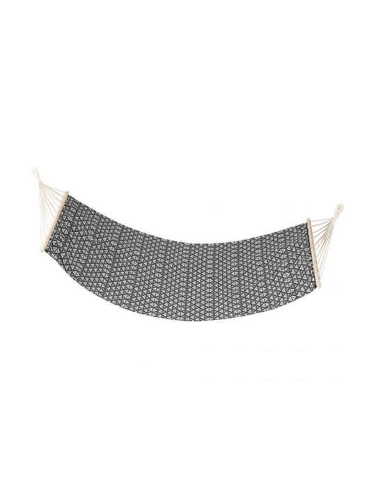 Spokey Zuni BK WT Single Hammock Black 100x200cm Spokey Zuni BK WT Single Hammock Black 100x200cm