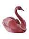 Lianos Weihnachtliche Stoff Figur Schwan Rosa Höhe 34cm