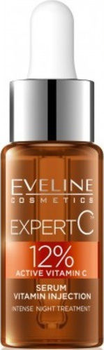 Eveline Expert C Moisturizing & Anti-aging Serum Face with Vitamin C for Detoxification & Radiance 18ml