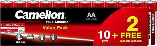 Camelion Plus Αλκαλικές Μπαταρίες AA 1.5V 12τμχ