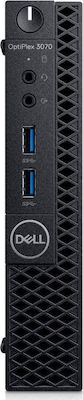 Dell OptiPlex 3070 Micro PC (Nucleu i5-9500T/8GB DDR4/256GB SSD