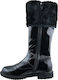 Lelli Kelly Valerie LK3644 Kids Leather Boots with Zipper Black LK3644-ab01