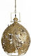 Zaros Monstera Ceiling Light Gold with E27 Socket 36.5x48cm