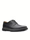 Clarks Un Geo Men's Leather Casual Shoes Black