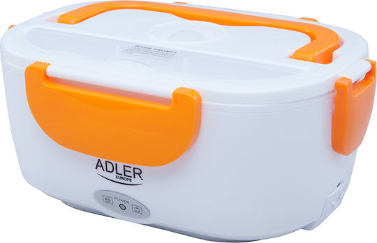 Adler AD-4474 Електрическа Кутия За Храна Пластмасова Оранжева С Прегради 1.1л