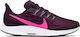 Nike Air Zoom Pegasus 36 Γυναικεία Αθλητικά Παπούτσια Running Black / Pink Blast / True Berry / White