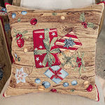 Teoran Christmas Decorative Pillow Gift Square Multicolour 45x45pcs